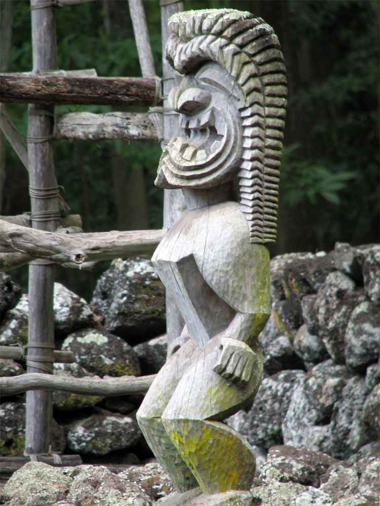 Kū: o deus havaiano da guerra |  Foto: Creative Commons