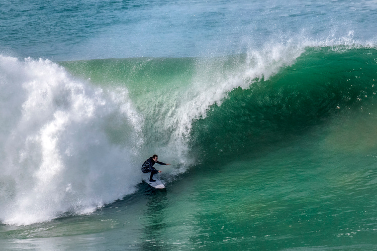 Freddy Olander: Surfista de ondas grandes alemão apaixonou-se pela Nazaré |  Foto: Heidi Hansen