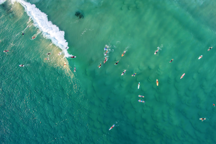 Configuração: com um drone você pode tirar fotos aéreas impressionantes da área de surf |  Foto: Shutterstock