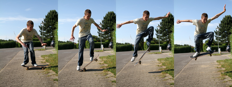 The Ollie: Um truque de skate que ajuda você a se levantar no ar enquanto surfa |  Foto: TobiasK / Creative Commons