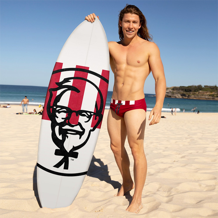 The Harland: a nova aventura do surf do KFC  Foto: KFC