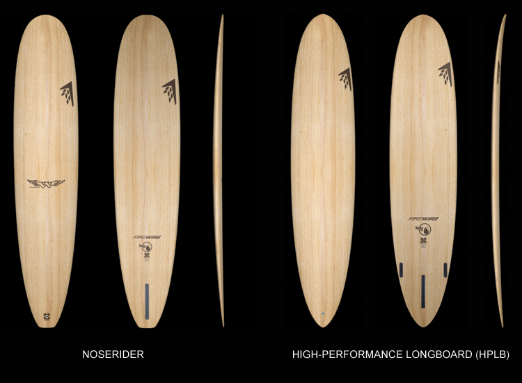 Longboards: Existem dois tipos principais: noseriders e longboards de alto desempenho.