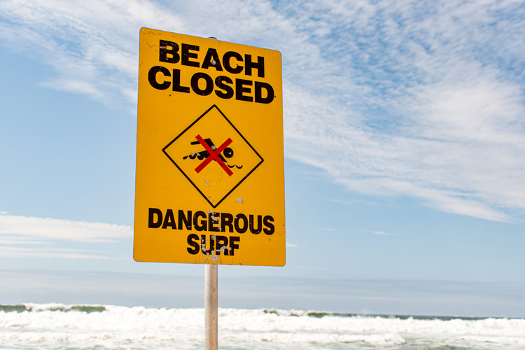 Dica de ondas altas: ondas grandes podem matar rapidamente um surfista inexperiente |  Foto: Shutterstock