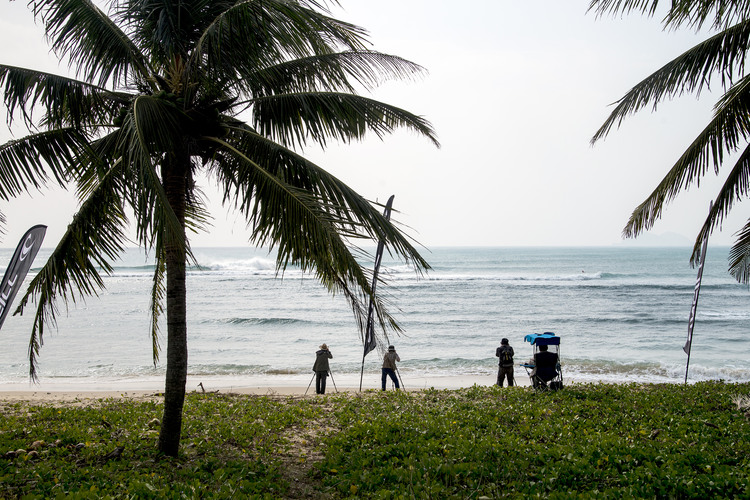 Baía de Riyue: paraíso tropical do surfe na ilha de Hainan |  Foto: WSL