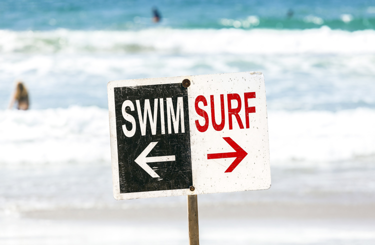 Praias: precisa de área para banhistas e área para surfistas?  O que você acha da bandeira da bola preta?  |  Foto: Shutterstock