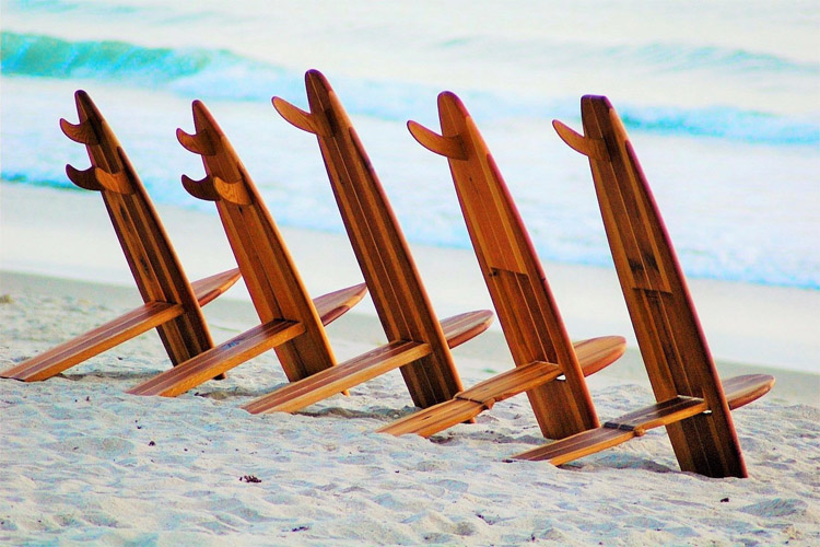Descansar depois de surfar: uma cadeira de surf é uma boa ideia |  Foto: Surf Life Designs