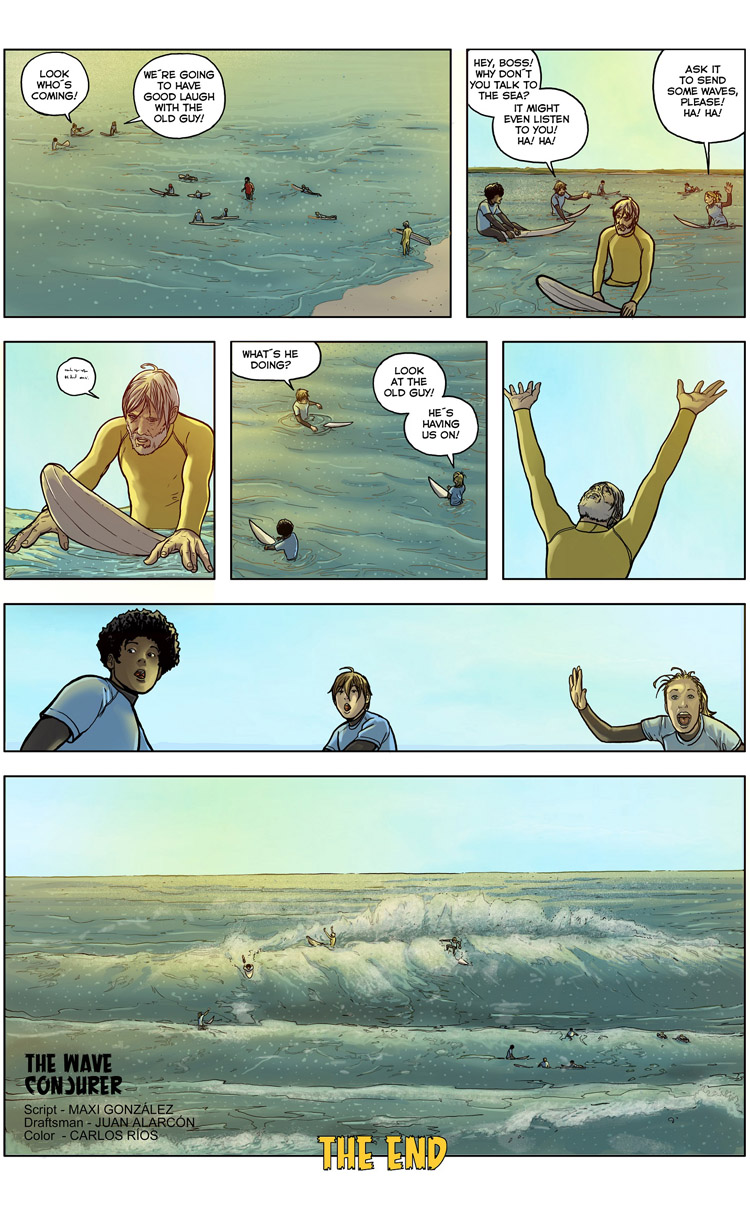 The Wave Conjurer (página 6): uma surf trip de Maxi González, Juan Martínez Alarcón e Carlos Rios
