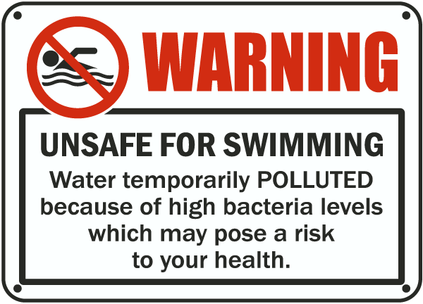 Perigoso para nadar