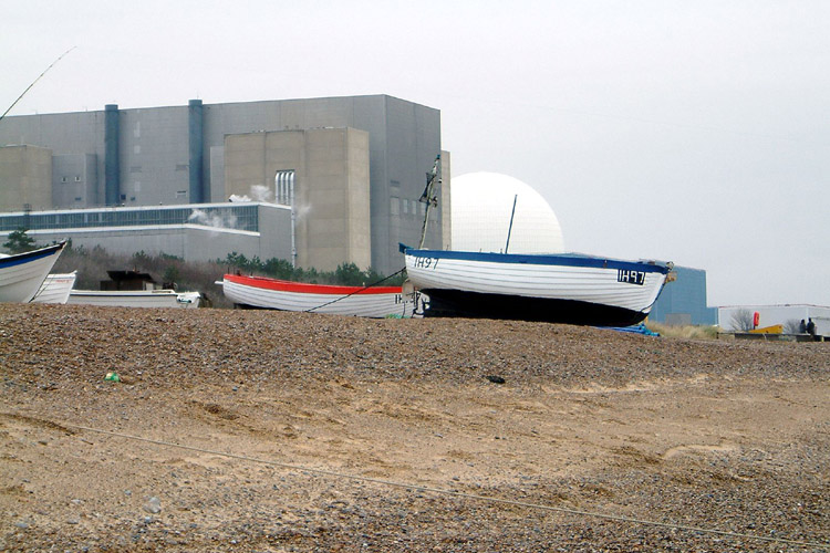 Usina nuclear Sizewell B: o único reator comercial de água pressurizada do Reino Unido |  Foto: Martin Pettitt / Creative Commons