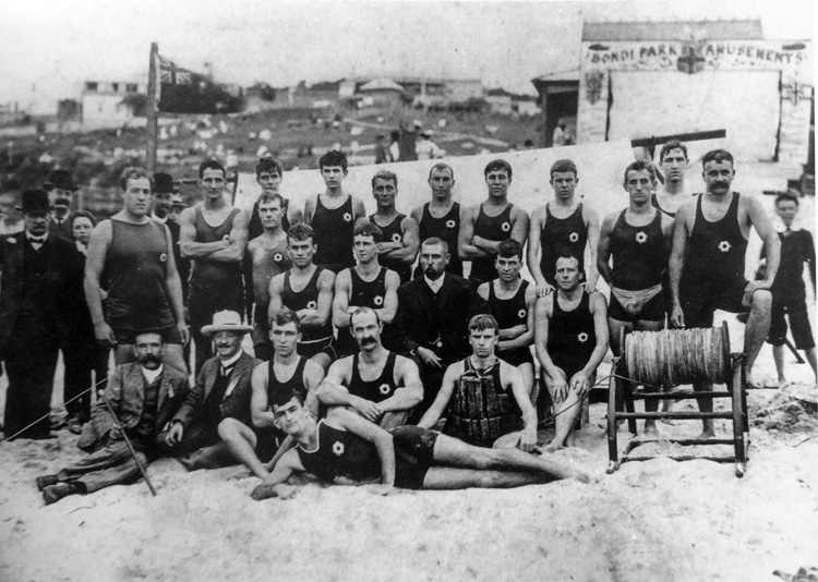 Bondi Surf Club: os membros fundadores em 1906