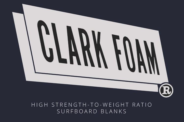 Clark Foam - logotipo icônico agora encontrado em camisetas