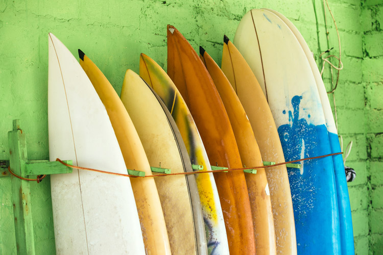 Pranchas de surfe: Construa sua aljava com pranchas de surfe de tamanhos diferentes |  Foto: Shutterstock