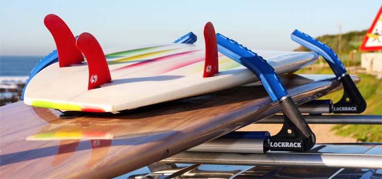 Lockrack: um porta-carros simples e seguro para pranchas de surf