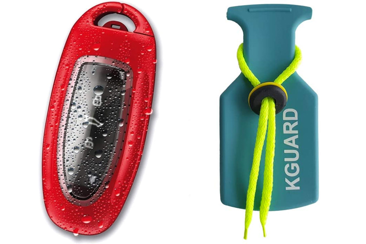 Porta-chaves impermeável para carro KeyFender e bolsa impermeável KGuard