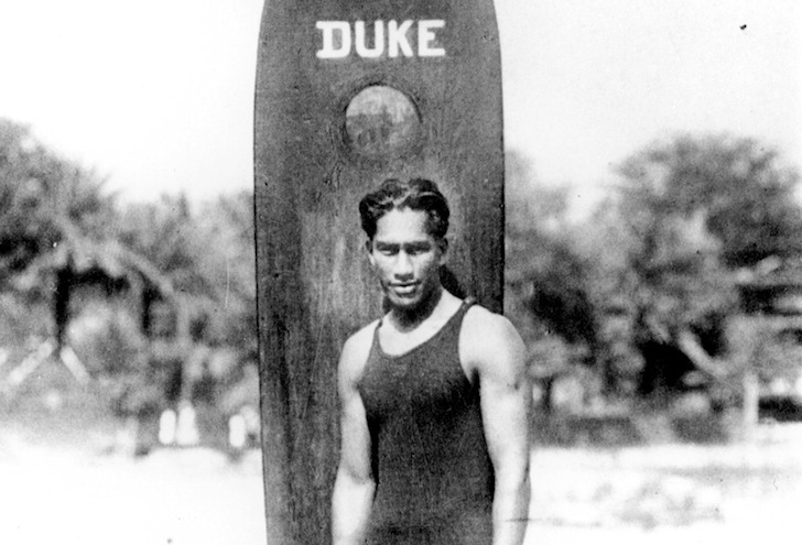 Duke Kahanamoku: a prancha de surfe Redwood