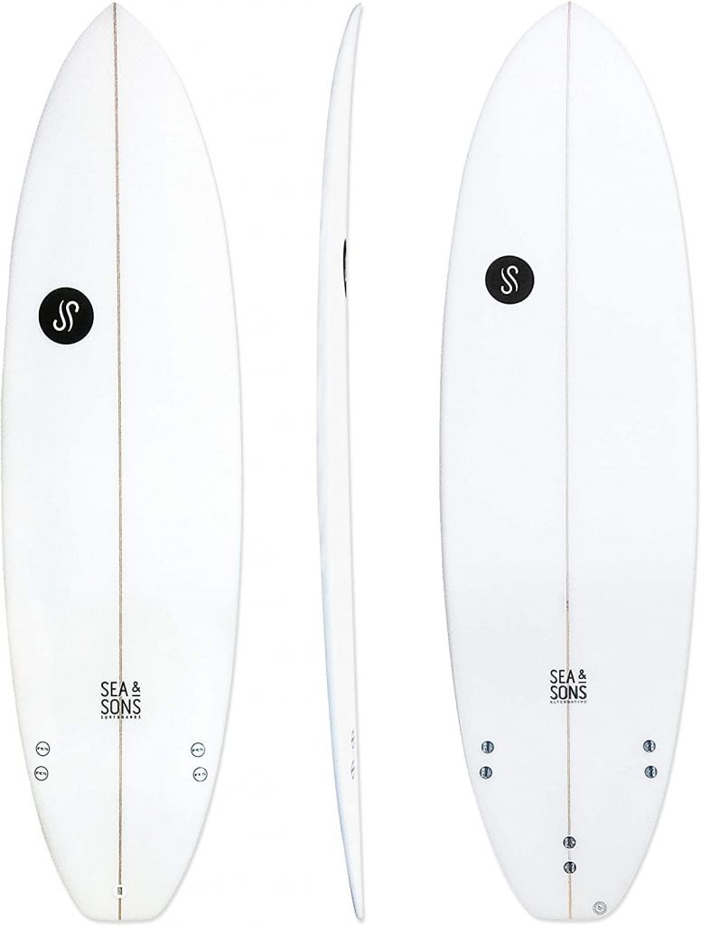Prancha de surfe Amazon branca de 7m para iniciantes