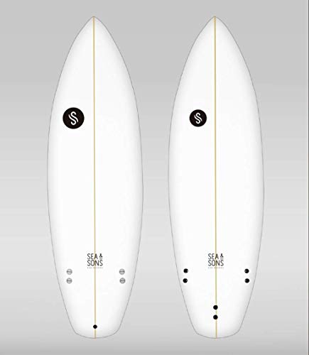 Sea & Sons The Assistant 6'2 'Surfboard, Unissex Adulto, Branca, Tamanho 20 1/2 X ...