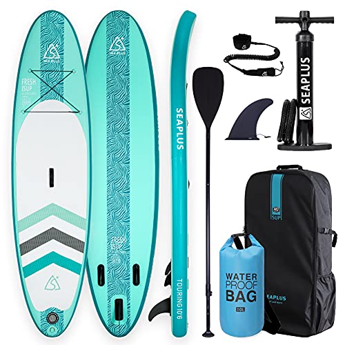 SEAPLUS Paddle Board Inflável Surf Sup Stand Up Paddle Inflável Dry Board ...