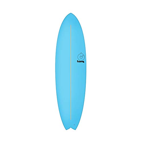 TORQ Softboard 6.10 Fish Mod - Prancha de surf, azul