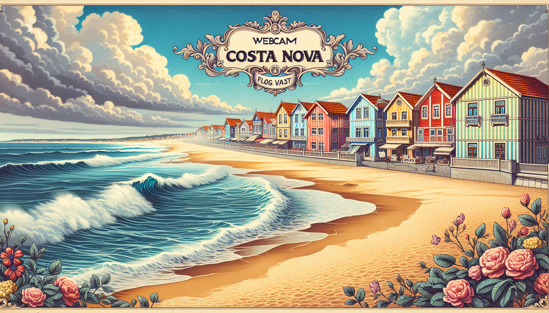 Webcam Costa Nova em Direto: Desfrute da Vista Deslumbrante 24/7